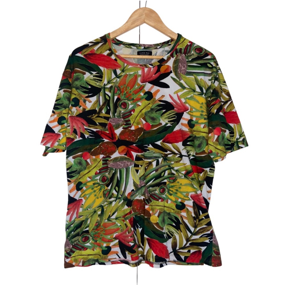 Zara l Tropical Tee Size XL